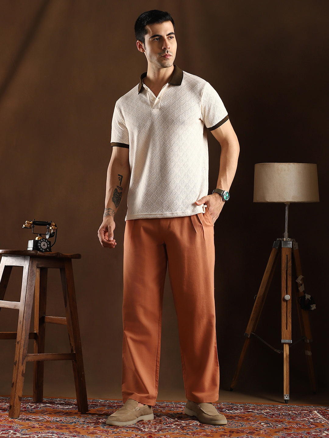 Lightweight - Straight-Pleated Slittrousers