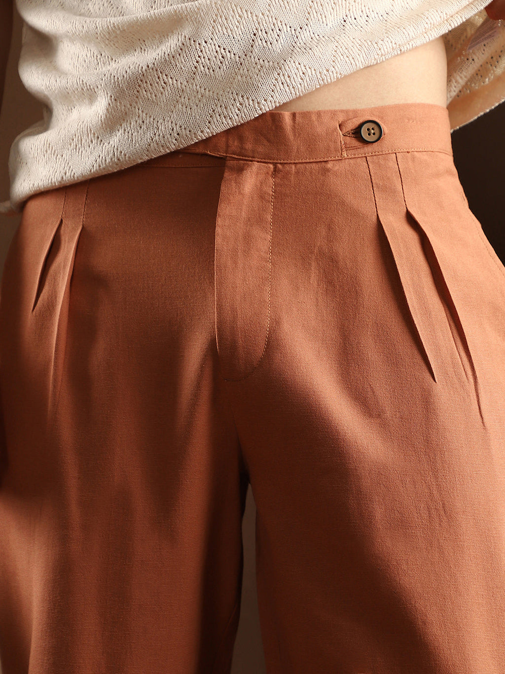 Lightweight - Straight-Pleated Slittrousers