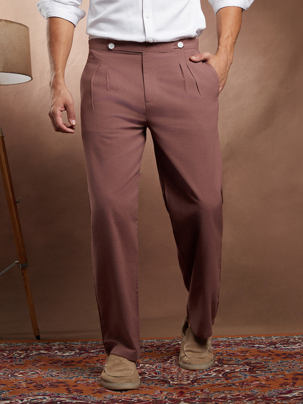 Lightweight - Linen-Blend Cigrette Trousers