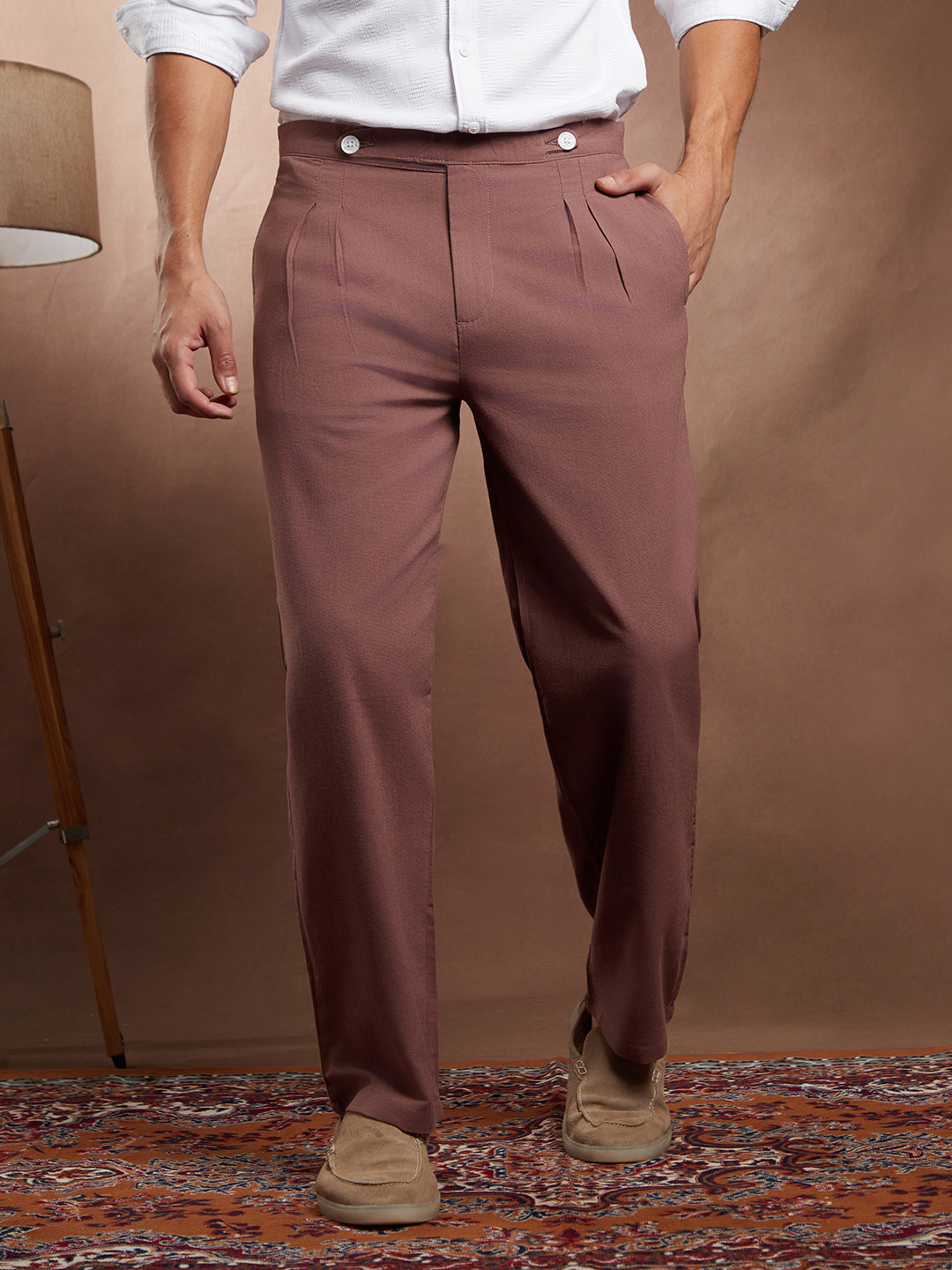 Lightweight - Linen-Blend Cigrette Trousers