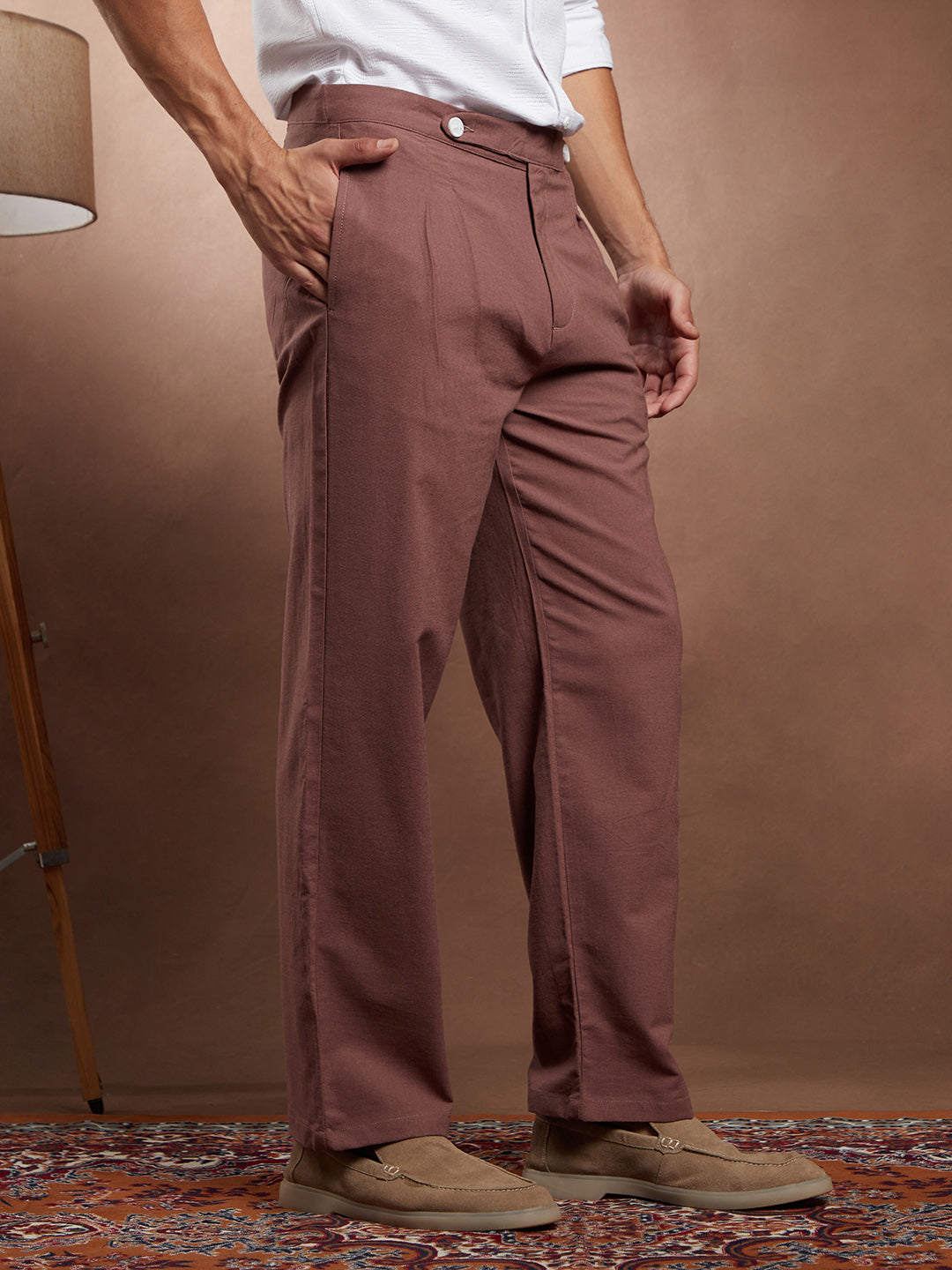 Lightweight - Linen-Blend Cigrette Trousers