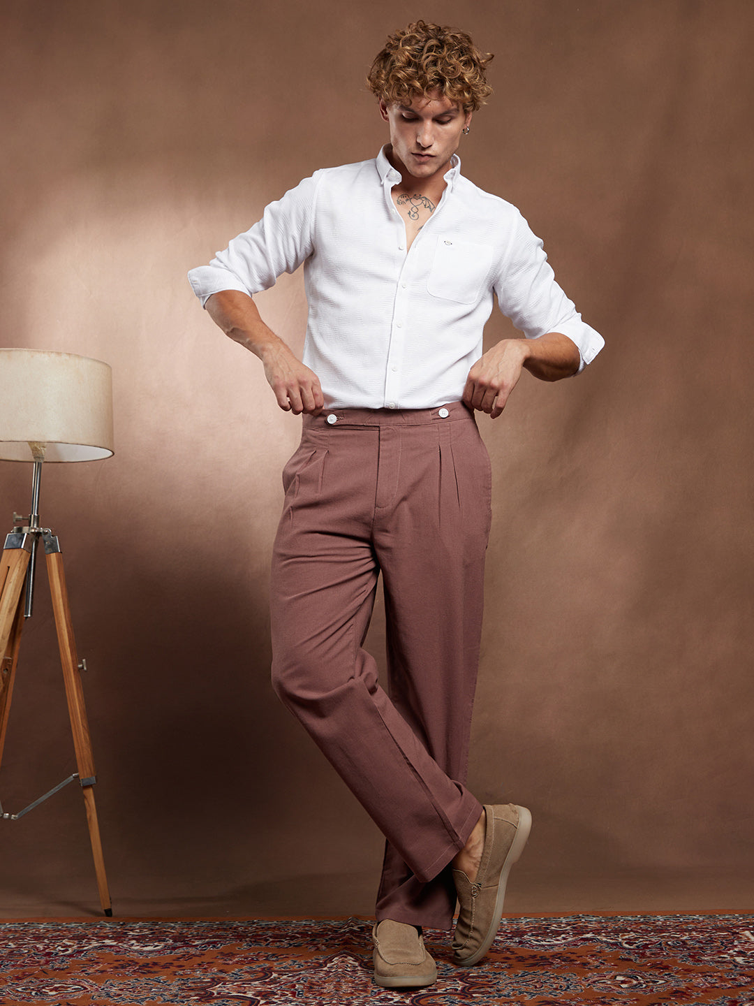 Lightweight - Linen-Blend Cigrette Trousers