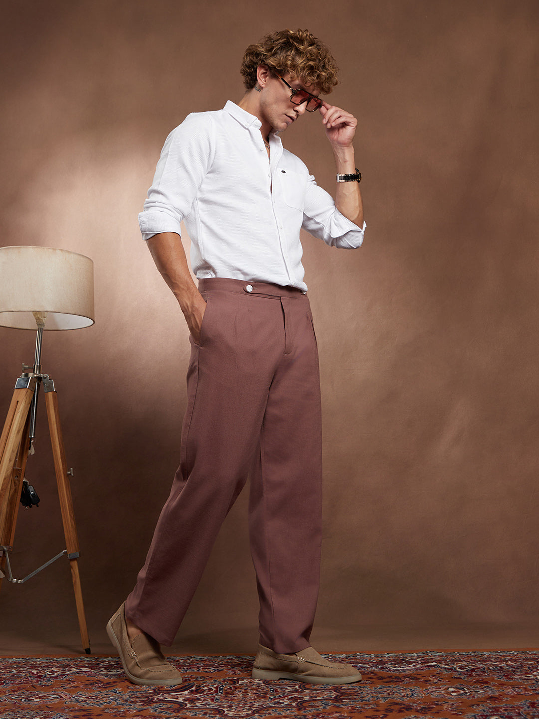 Lightweight - Linen-Blend Cigrette Trousers