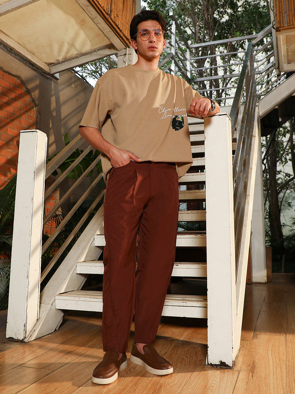Light Weight - Pleated-Tapered Trousers