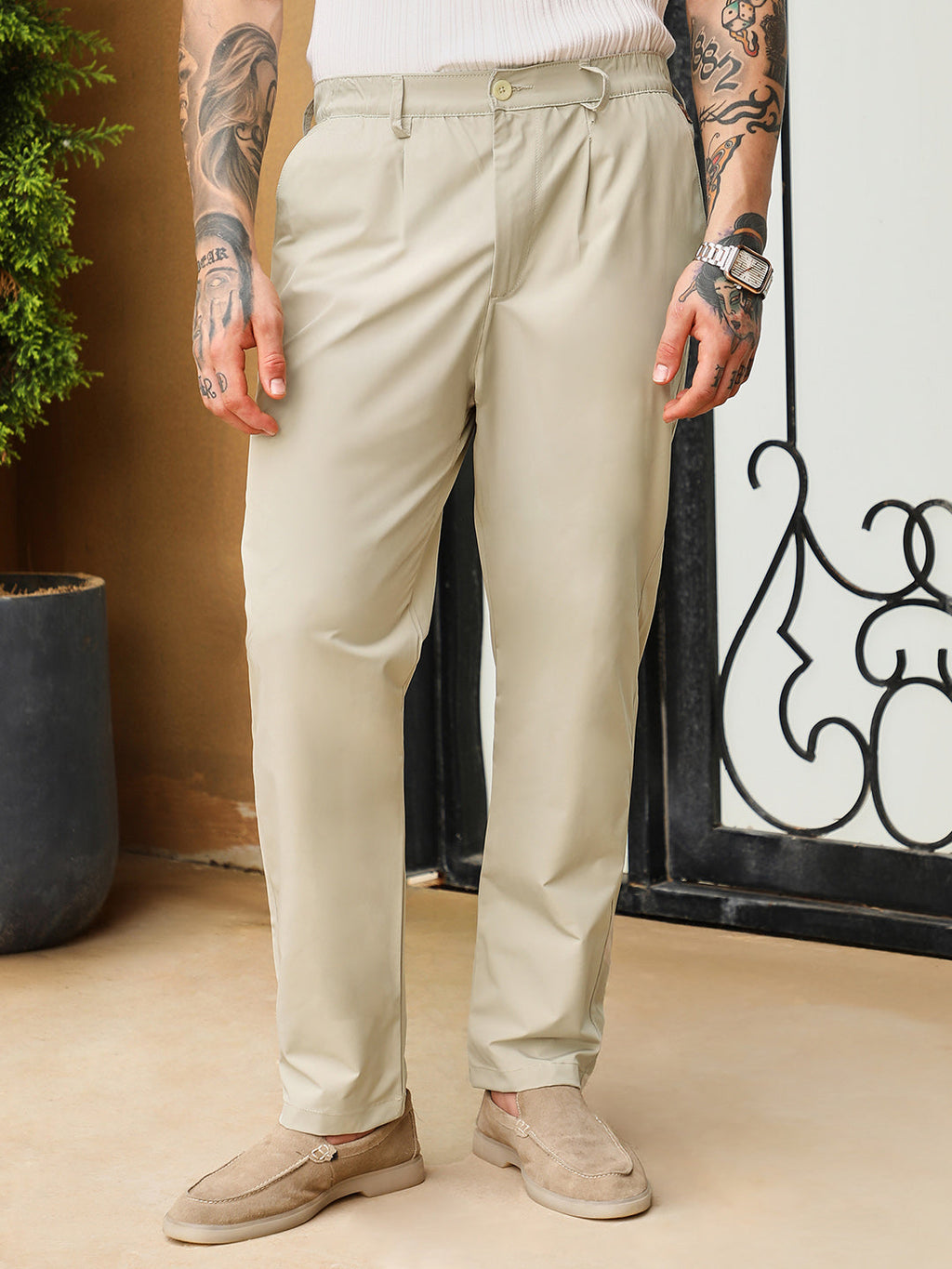 Lightweight - Pleated Parachute Trousers