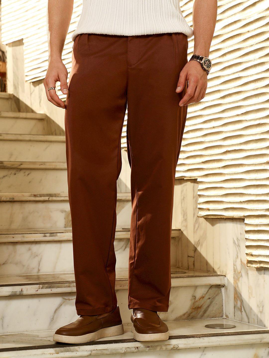 Pleated Tailored Trousers