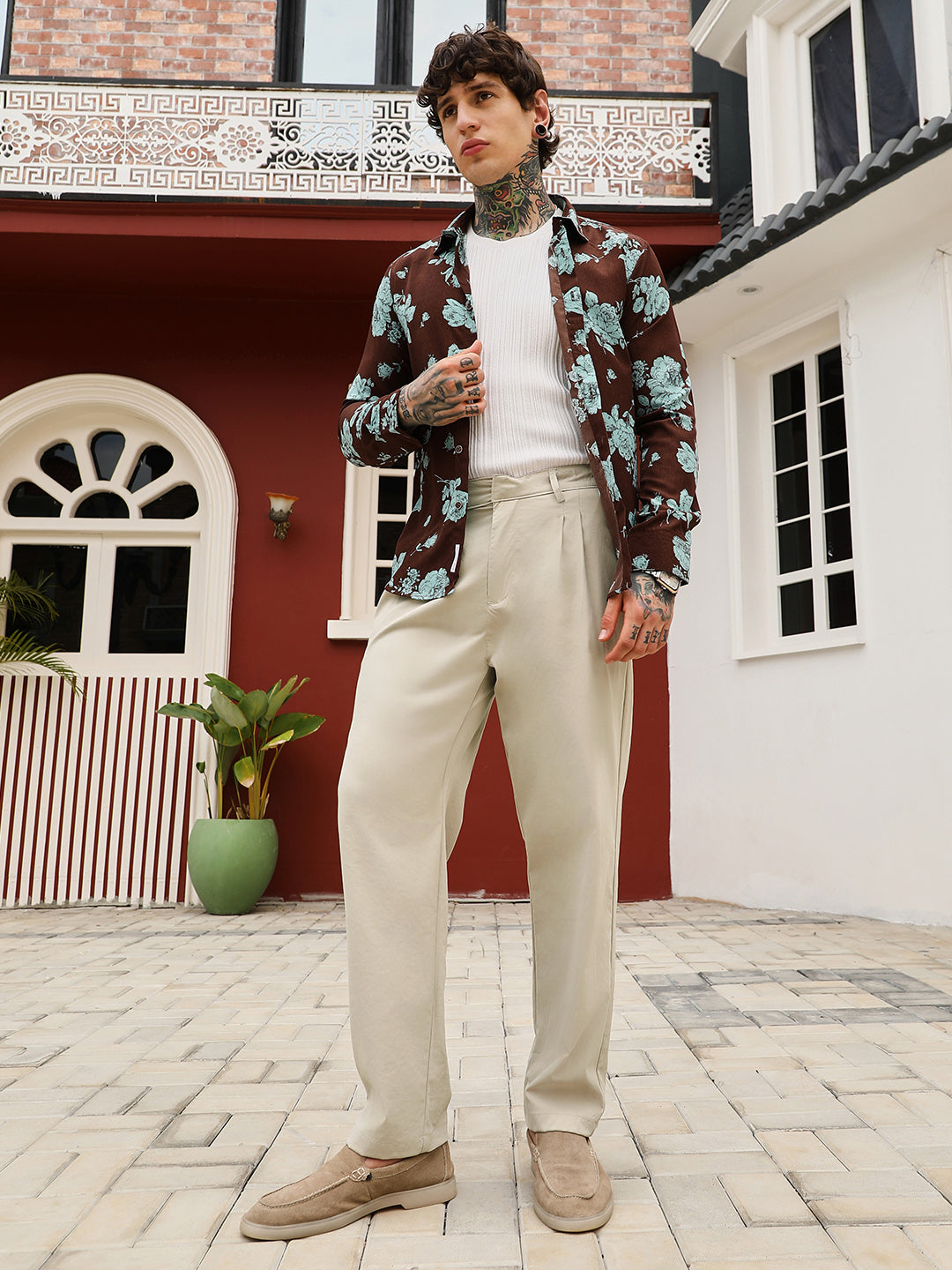 Lightweight - Double-Pleated Tailored Trousers