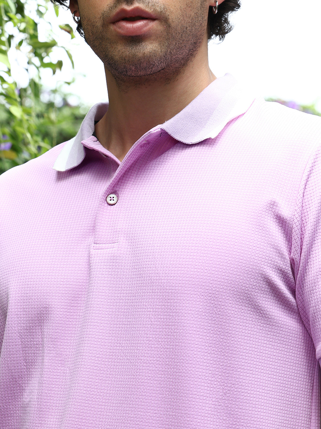 Graph-Tactile Polo T-Shirt