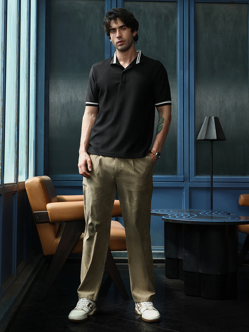Interweave-Tactile Polo T-Shirt