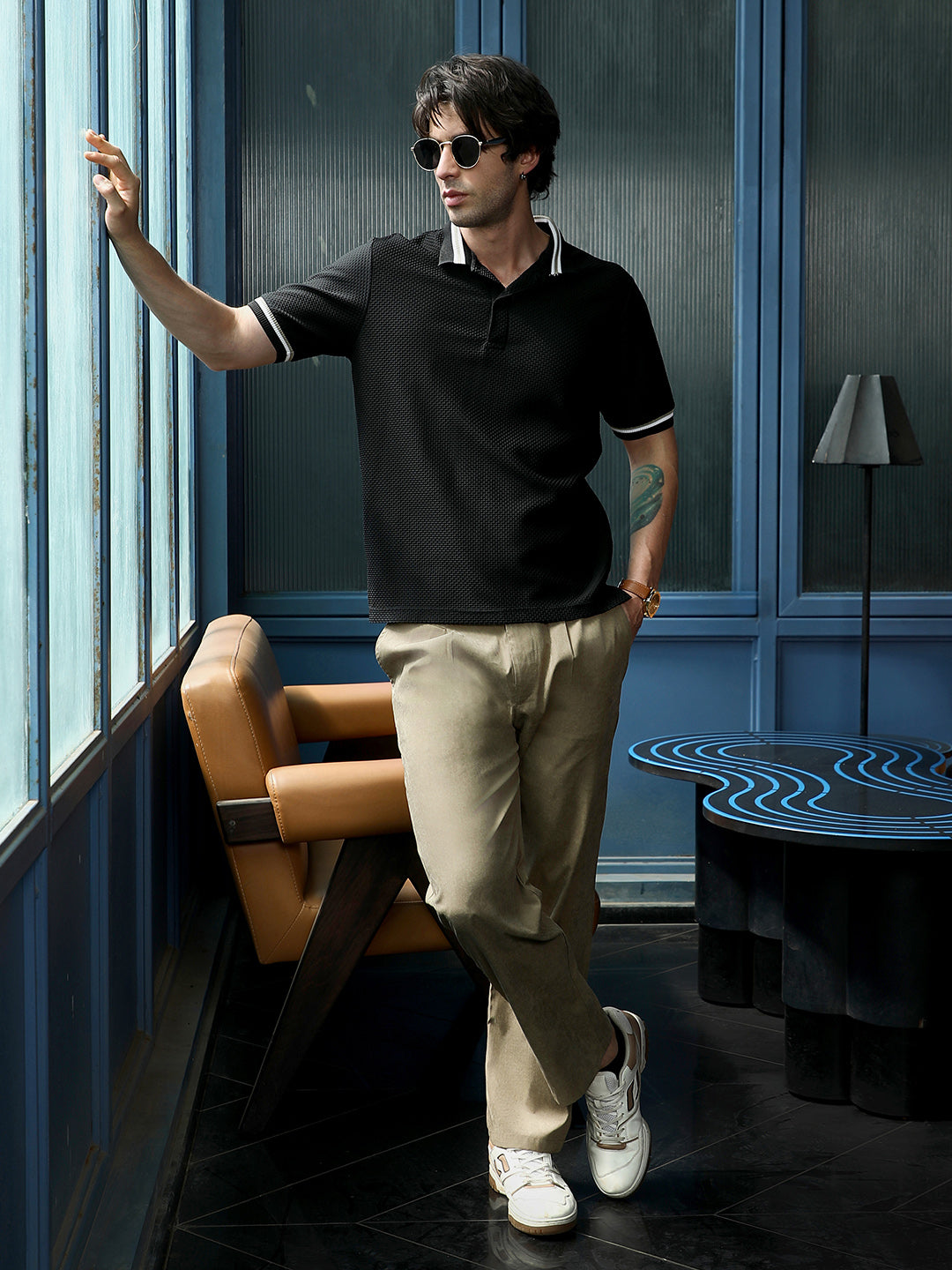 Interweave-Tactile Polo T-Shirt