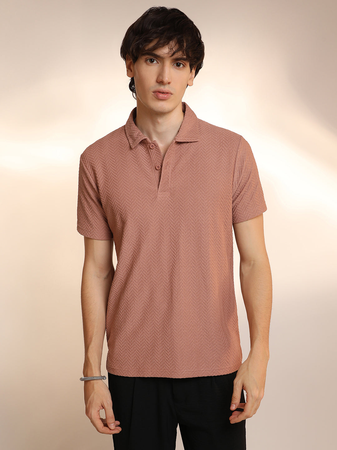 Chevron Polo T-Shirt