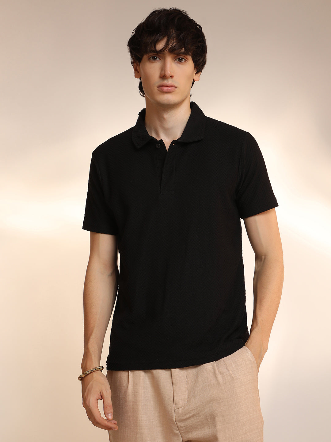 Chevron Polo T-Shirt