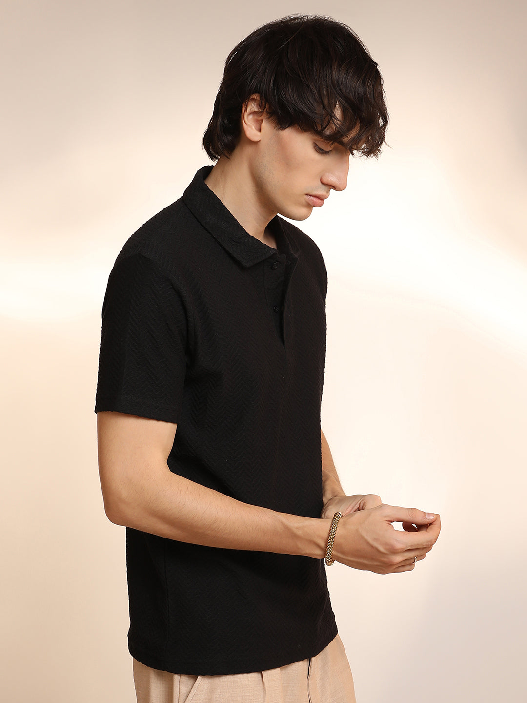 Chevron Polo T-Shirt