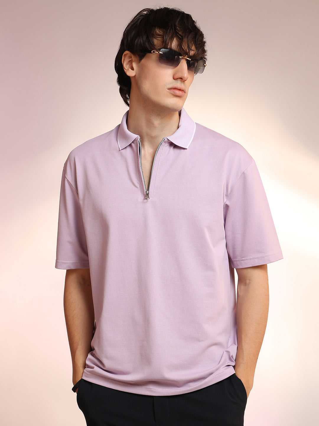 Solid Polo T-Shirt