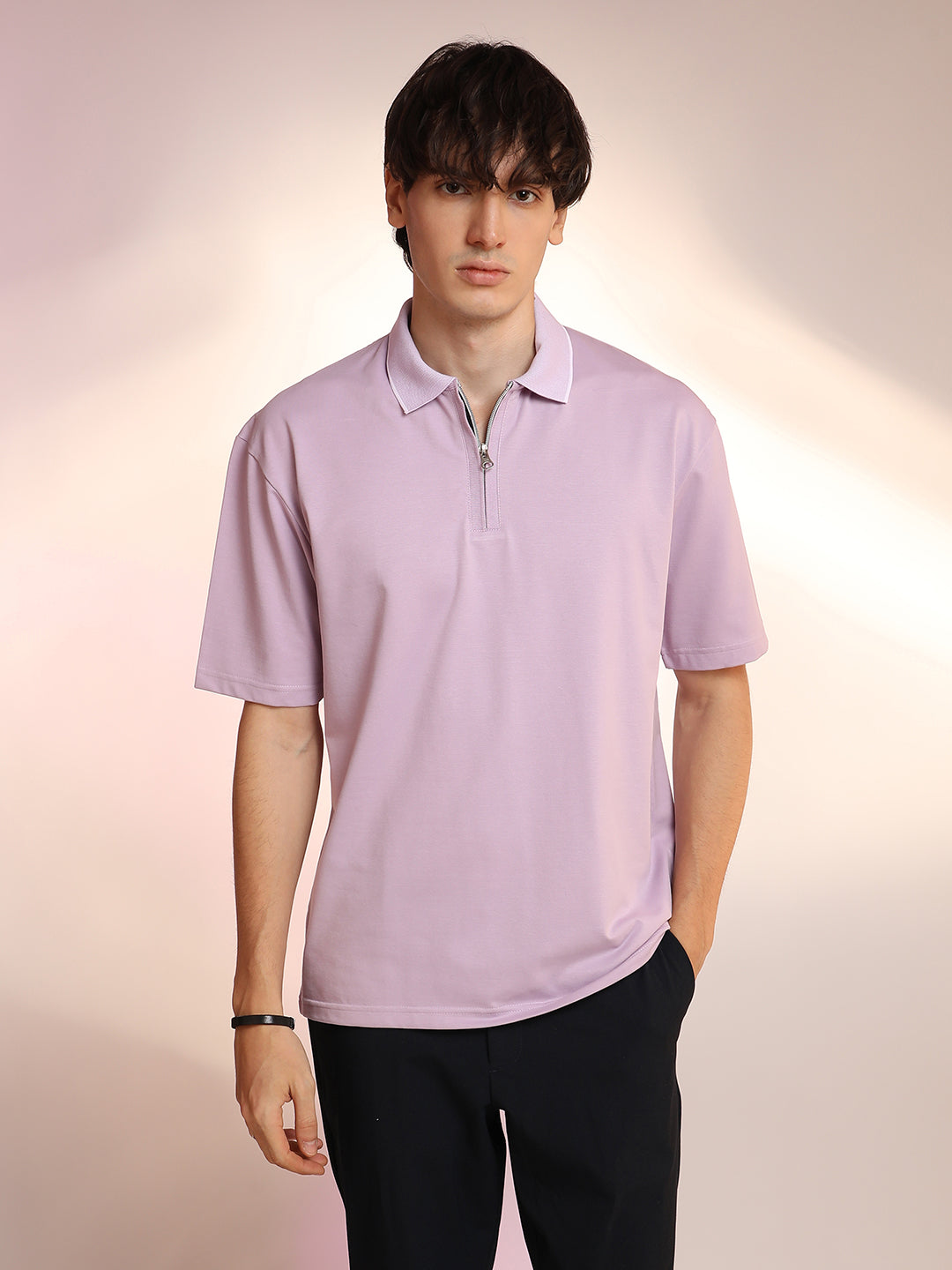 Solid Polo T-Shirt