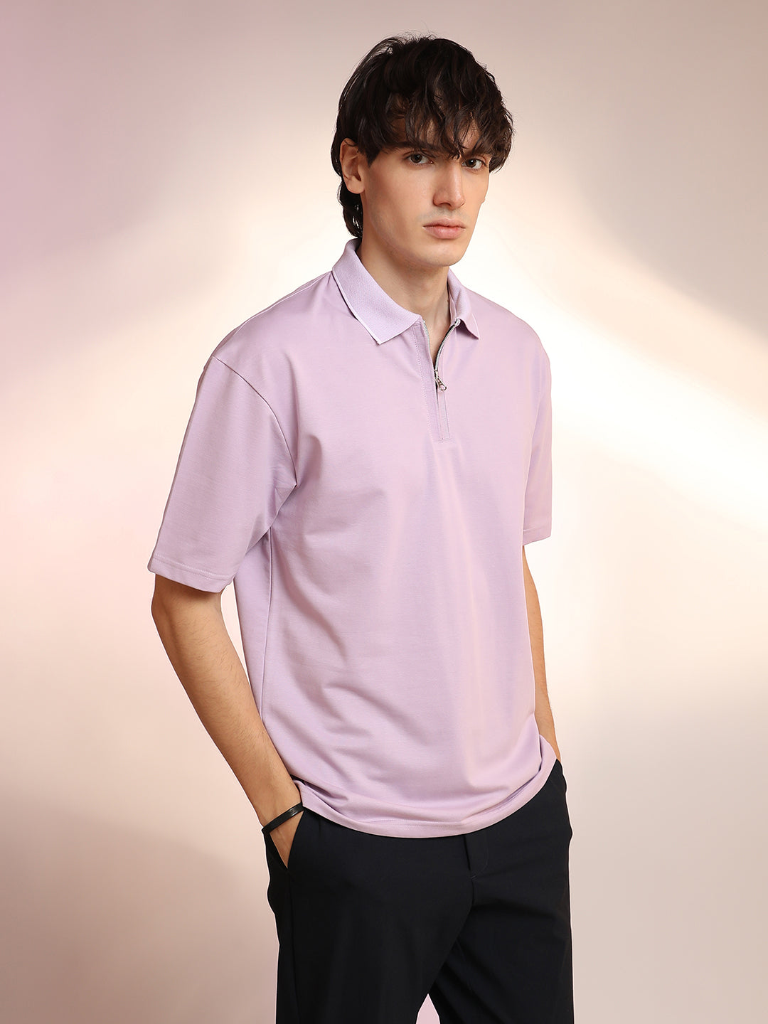 Solid Polo T-Shirt