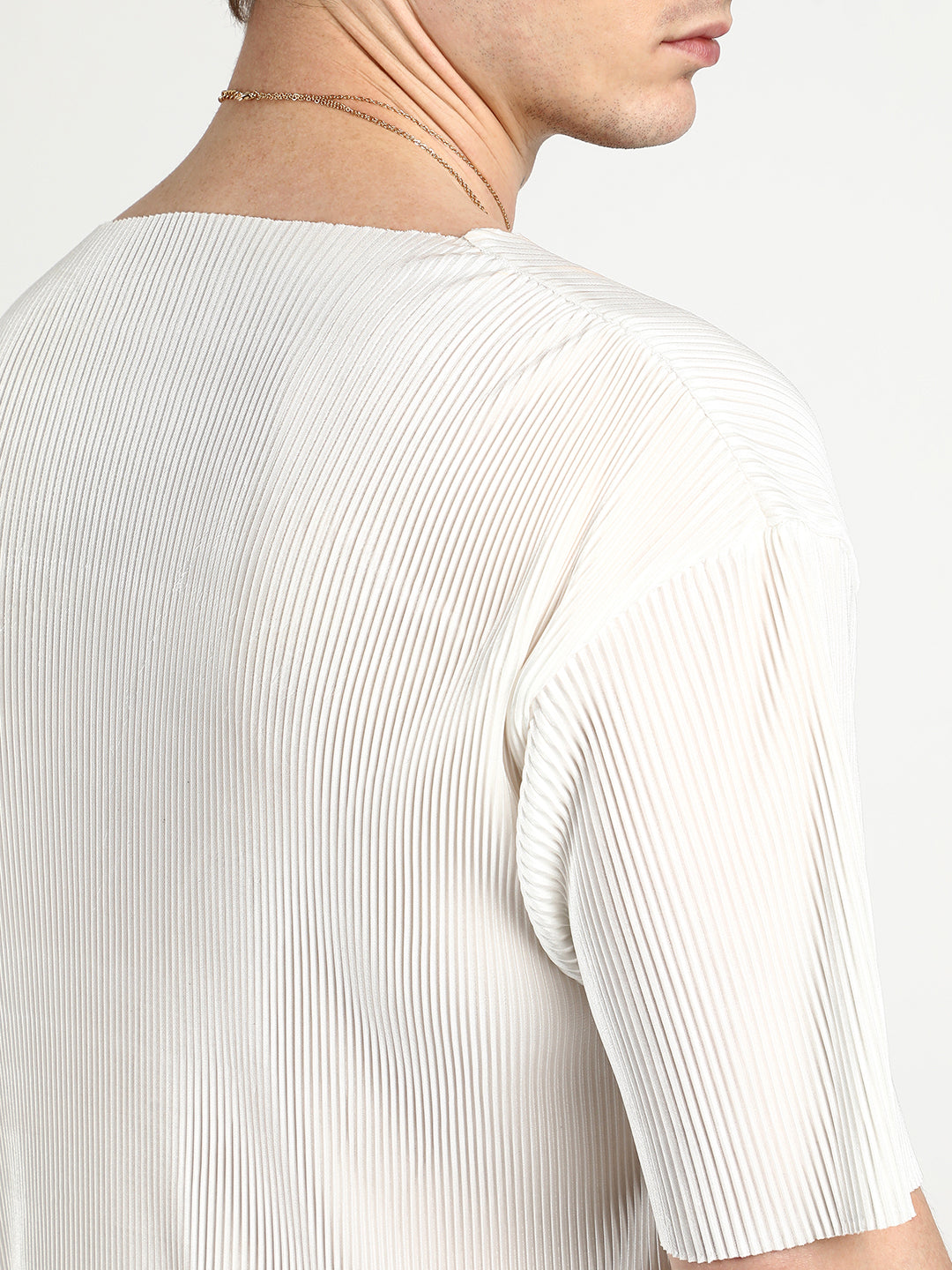 Pleated Boxy T-Shirt