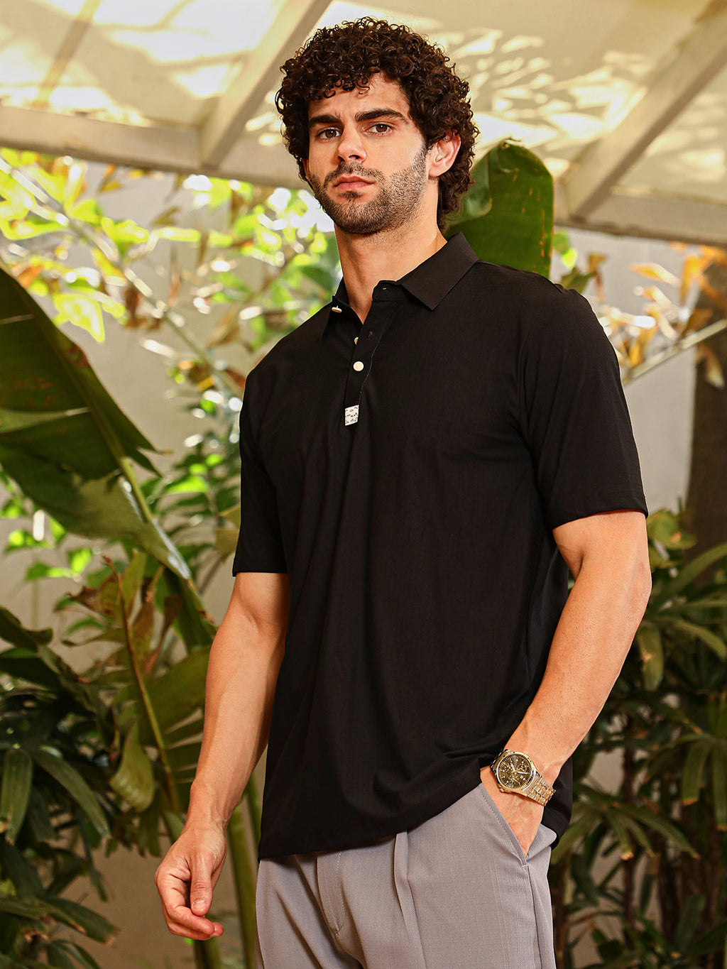 Seamless Cuboid Polo T-Shirt