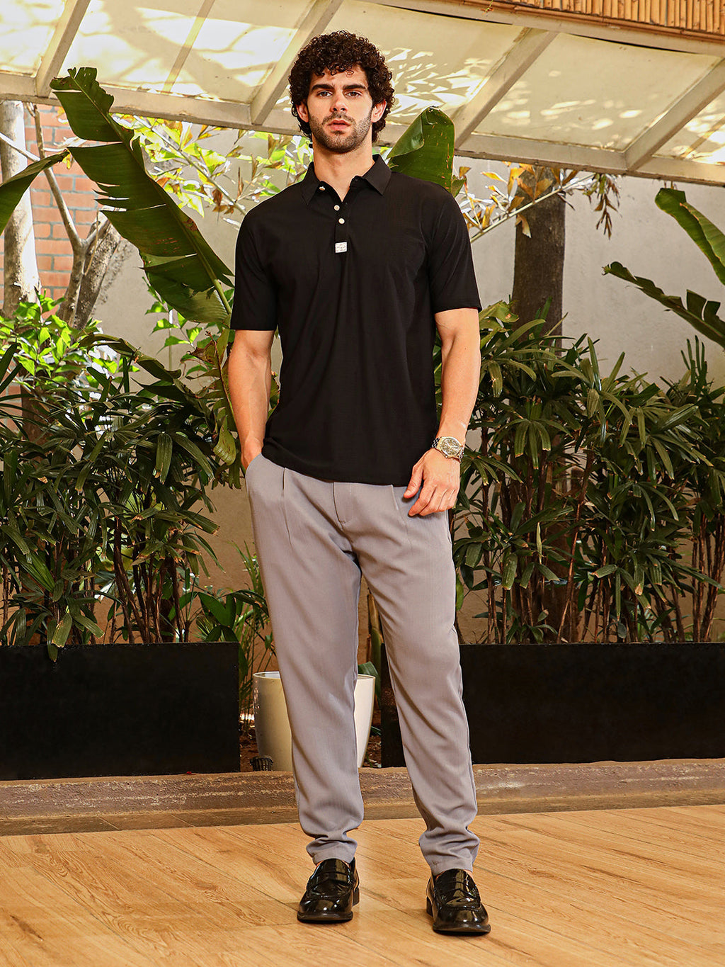 Seamless Cuboid Polo T-Shirt