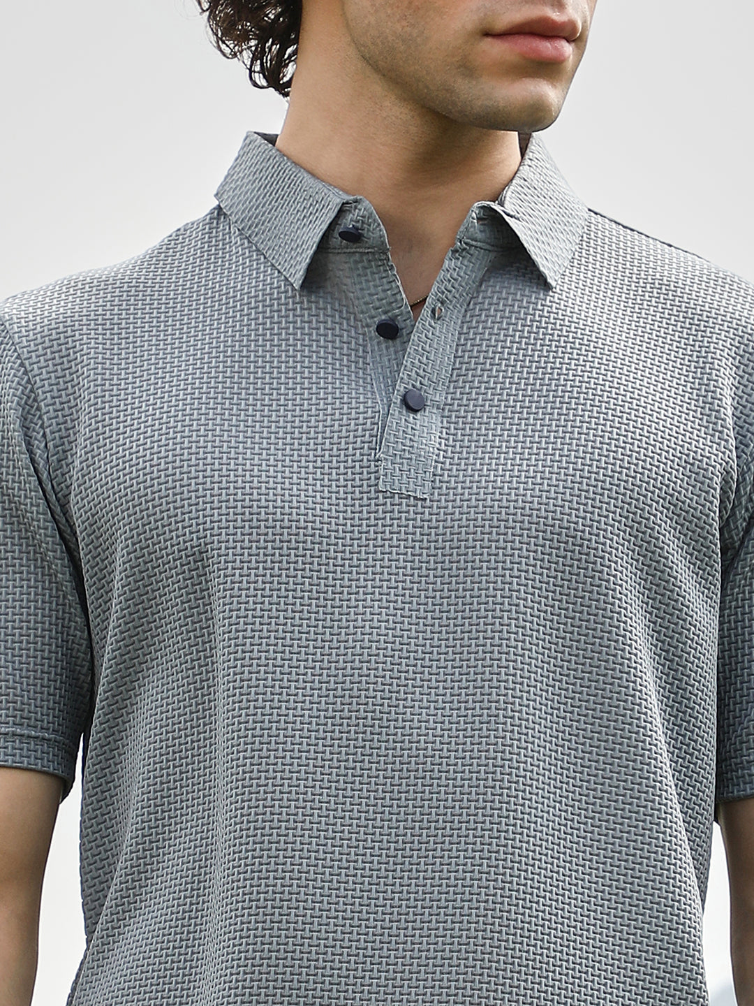 Warp-Tactile Polo T-Shirt