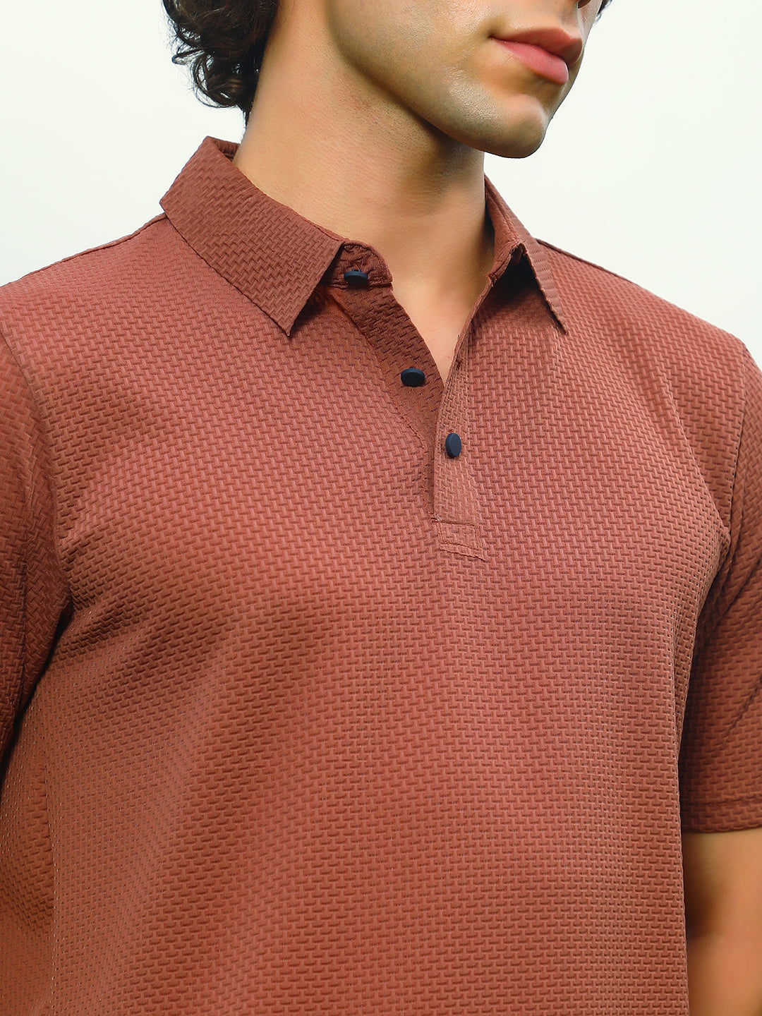 Warp-Tactile Polo T-Shirt