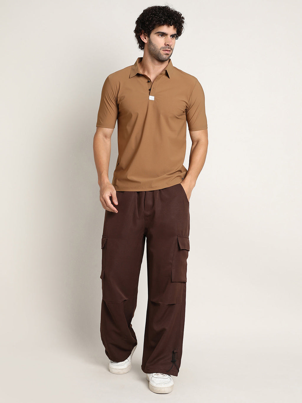 Seamless Waffle Polo T-Shirt