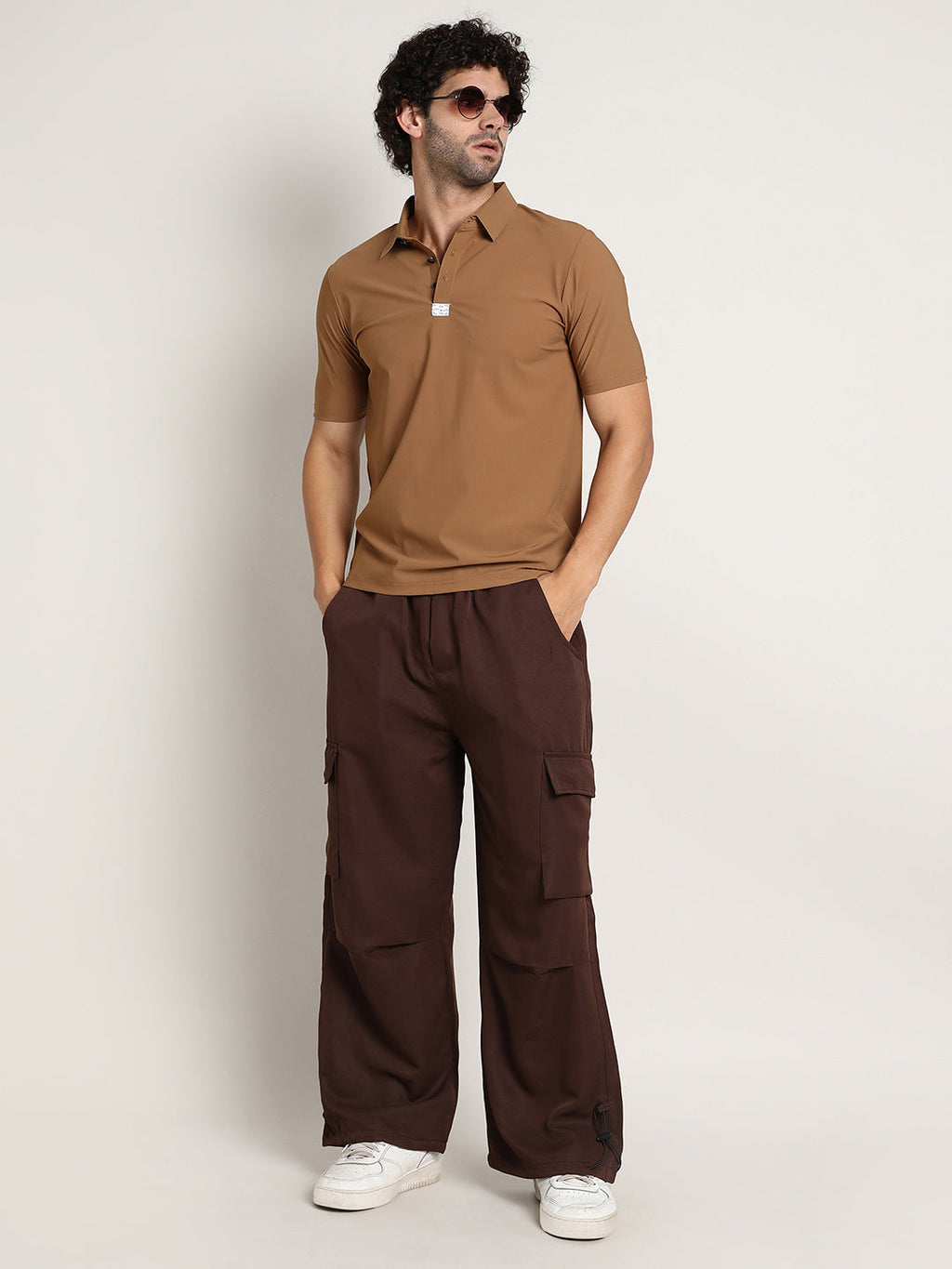 Seamless Waffle Polo T-Shirt