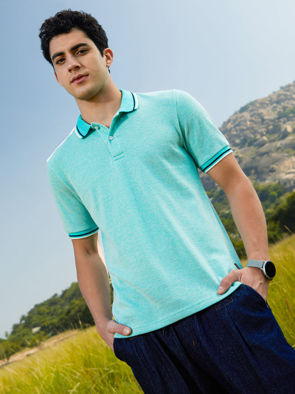 Multitrack Knit Polo T-Shirt