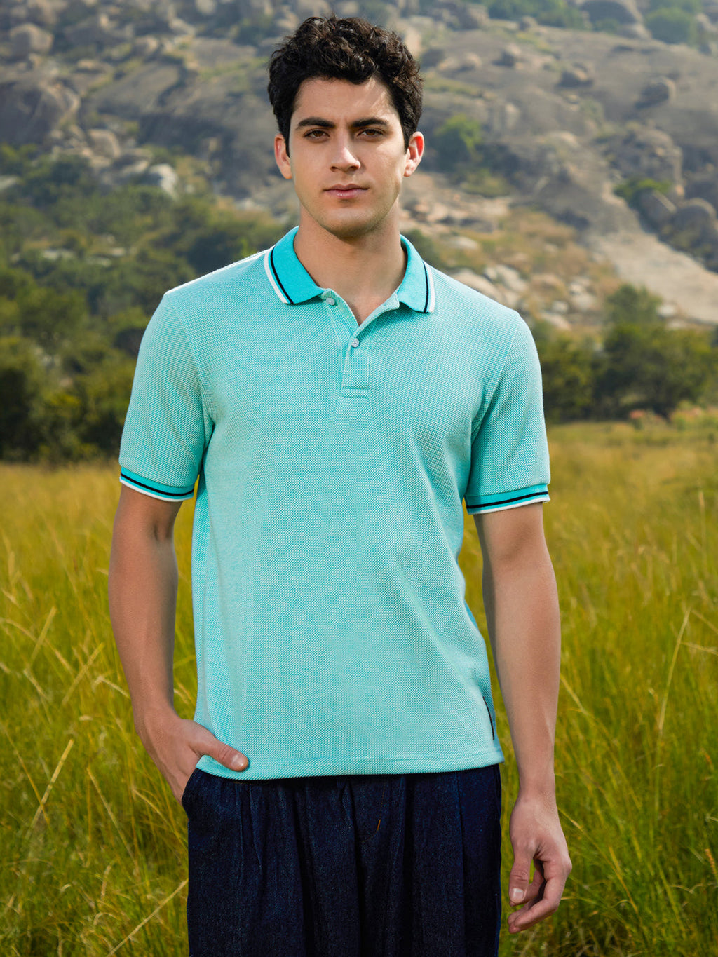 Multitrack Knit Polo T-Shirt