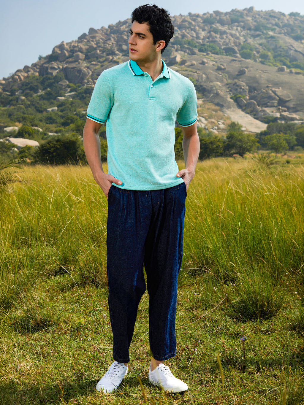 Multitrack Knit Polo T-Shirt