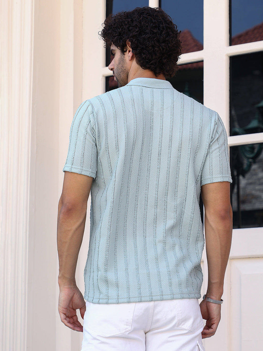 Wicker-Tactile Polo T-Shirt