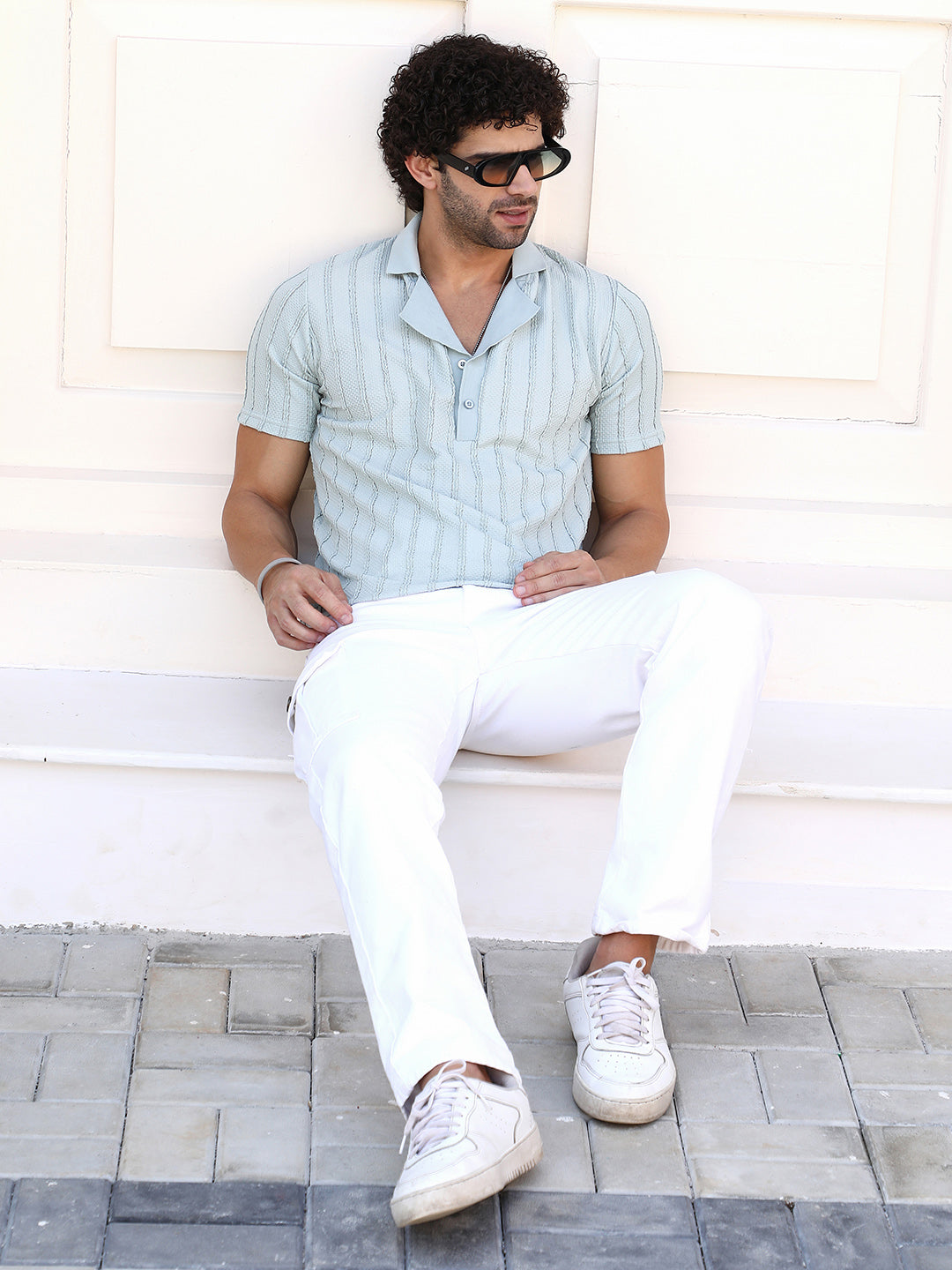 Wicker-Tactile Polo T-Shirt