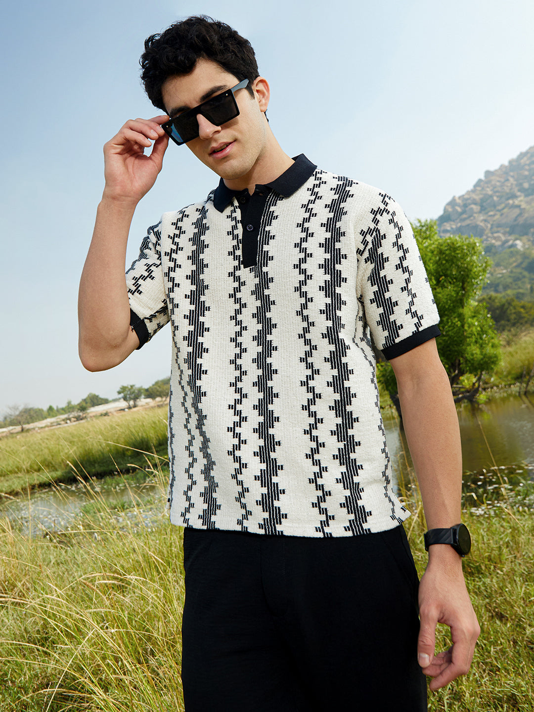 Indie-Block Polo T-Shirt