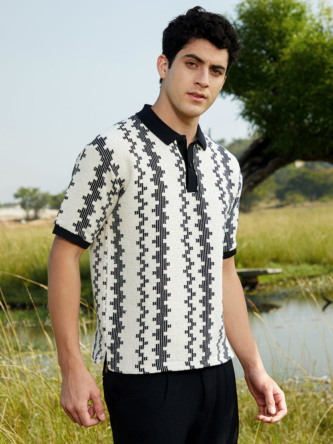 Indie-Block Polo T-Shirt