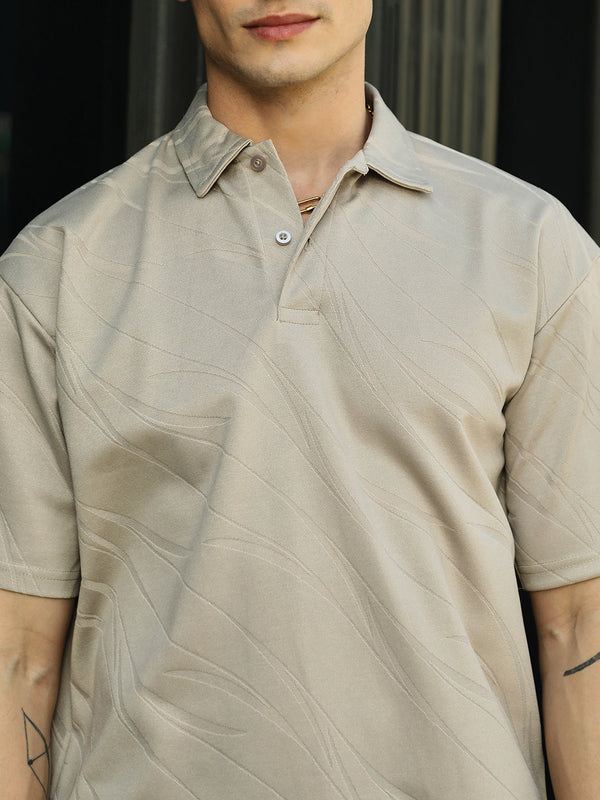Scratch-Tactile Polo T-Shirt
