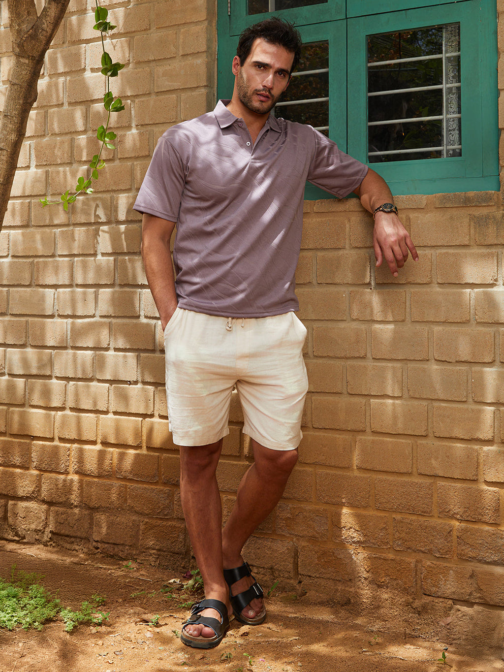 Scratch-Tactile Polo T-Shirt