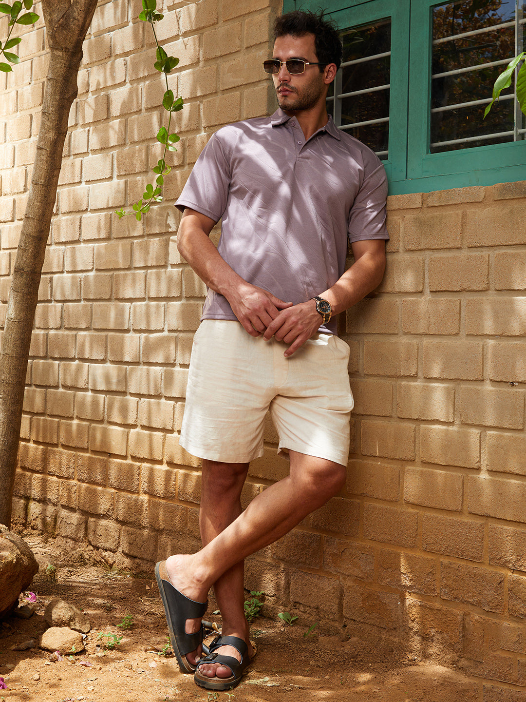 Scratch-Tactile Polo T-Shirt