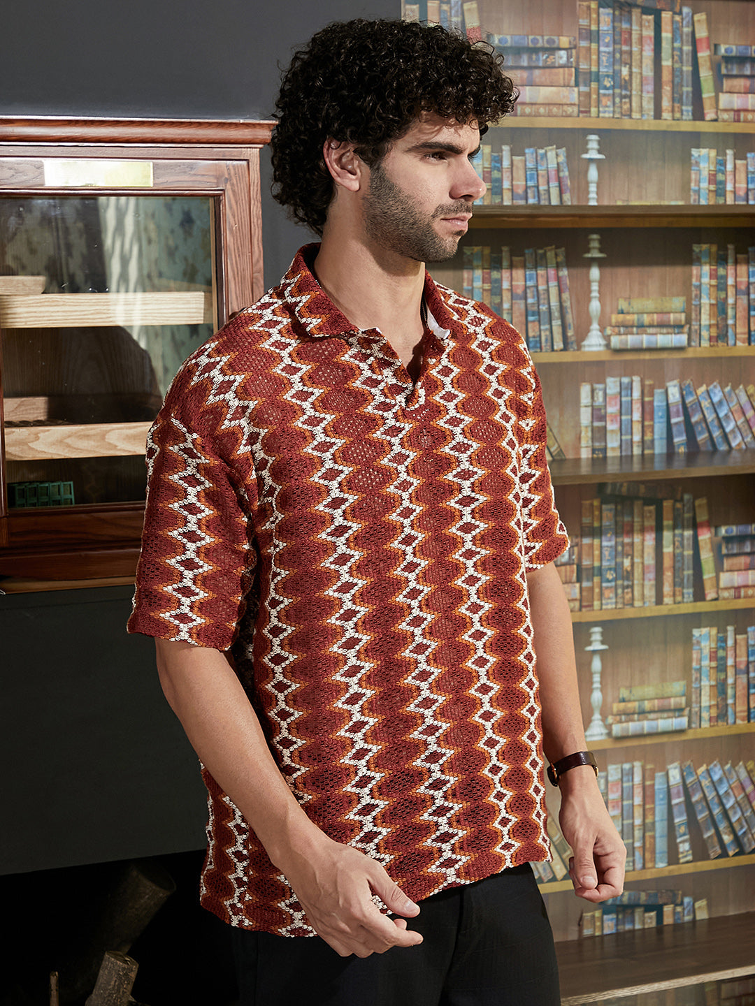 Folk-Logenze Oversized Polo T-Shirt