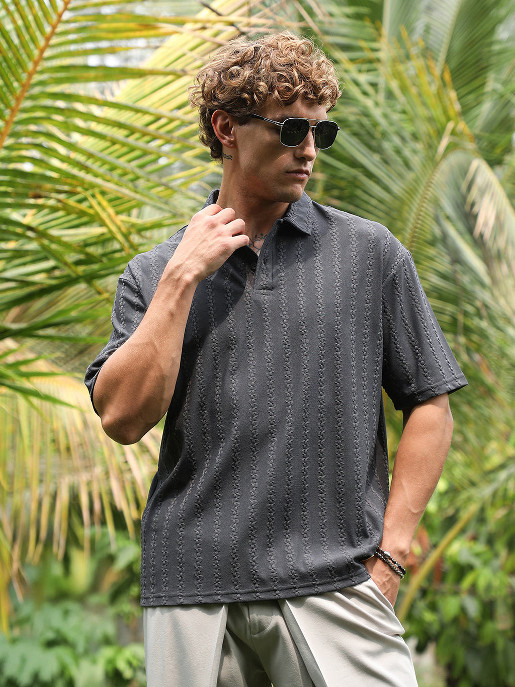 Spiralknot-Tactile Polo T-Shirt