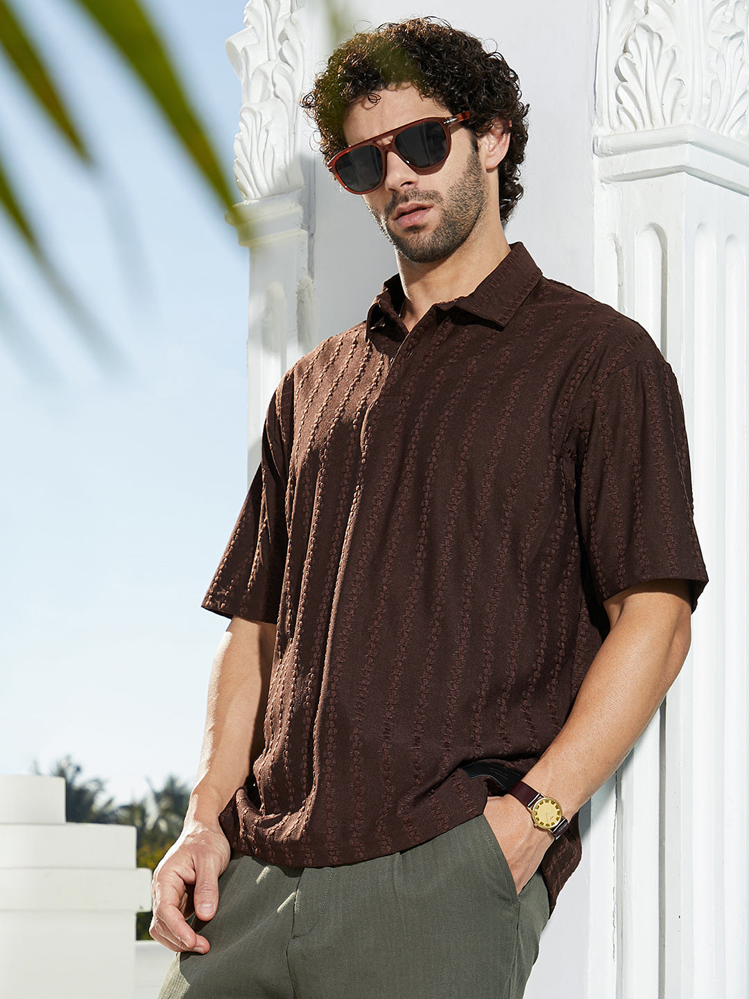 Spiralknot-Tactile Oversized Polo T-Shirt XL