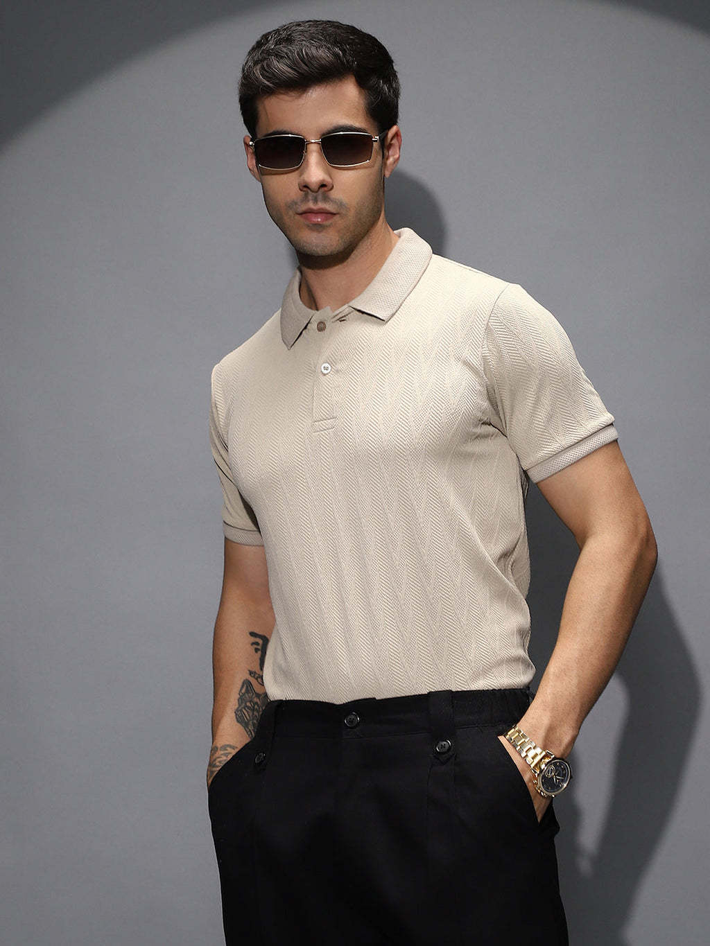 Spirit Weave Polo T-Shirt