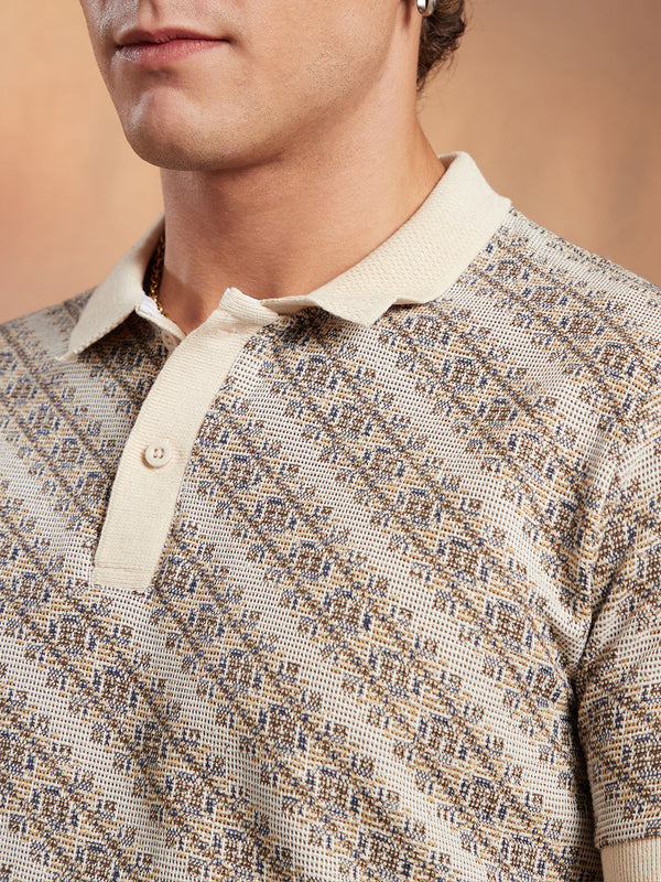 Flora-Slant Polo T-Shirt