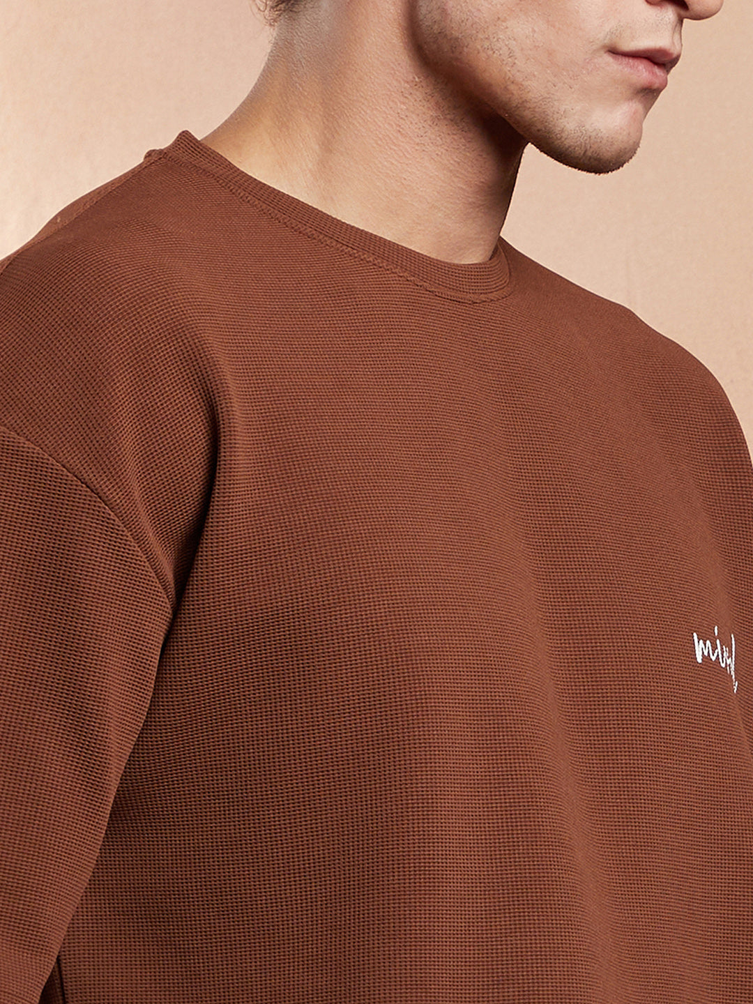 Boxy Folk-Wave T-Shirt