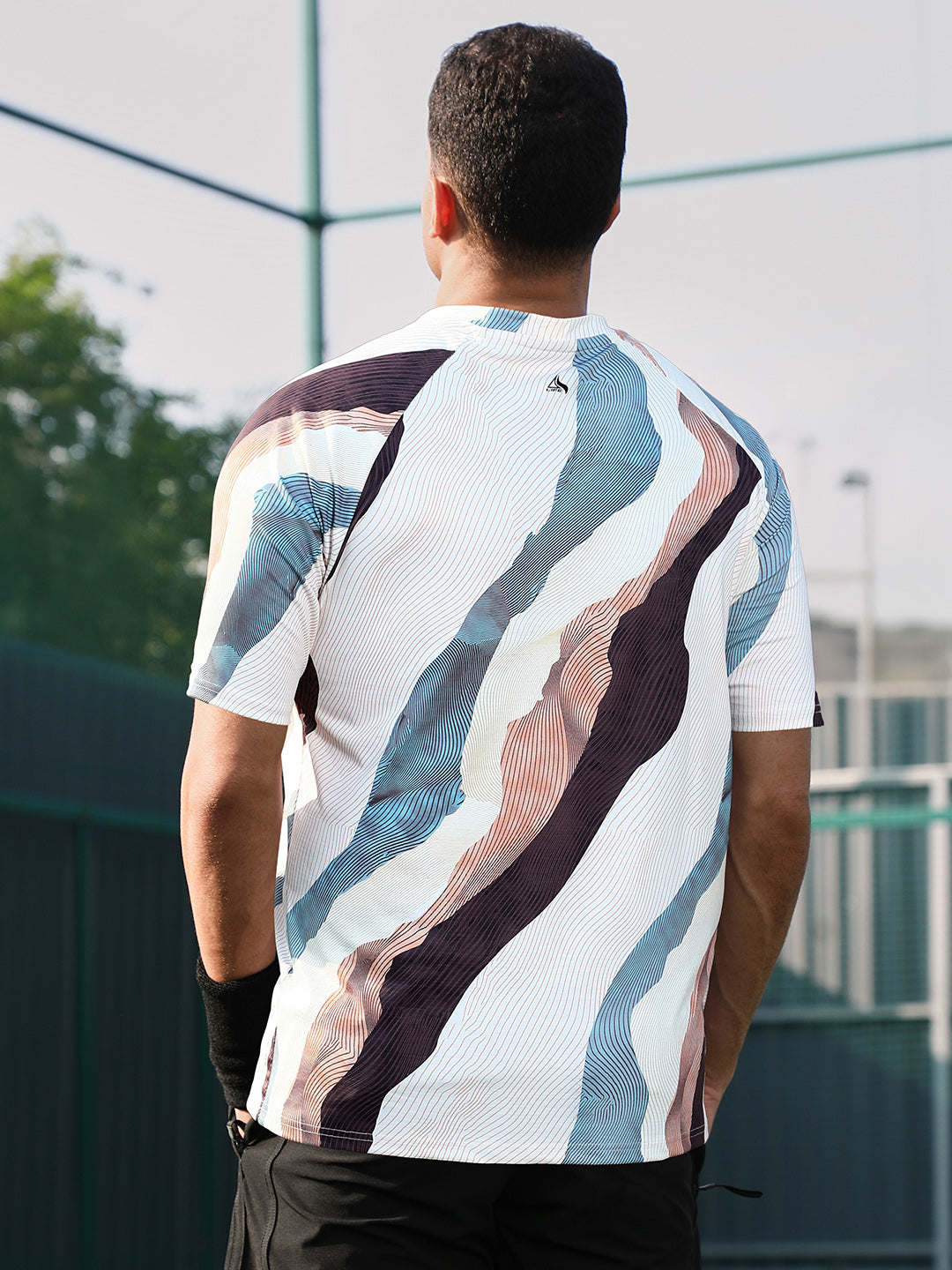 Abstract TopographyActivewear T-Shirt