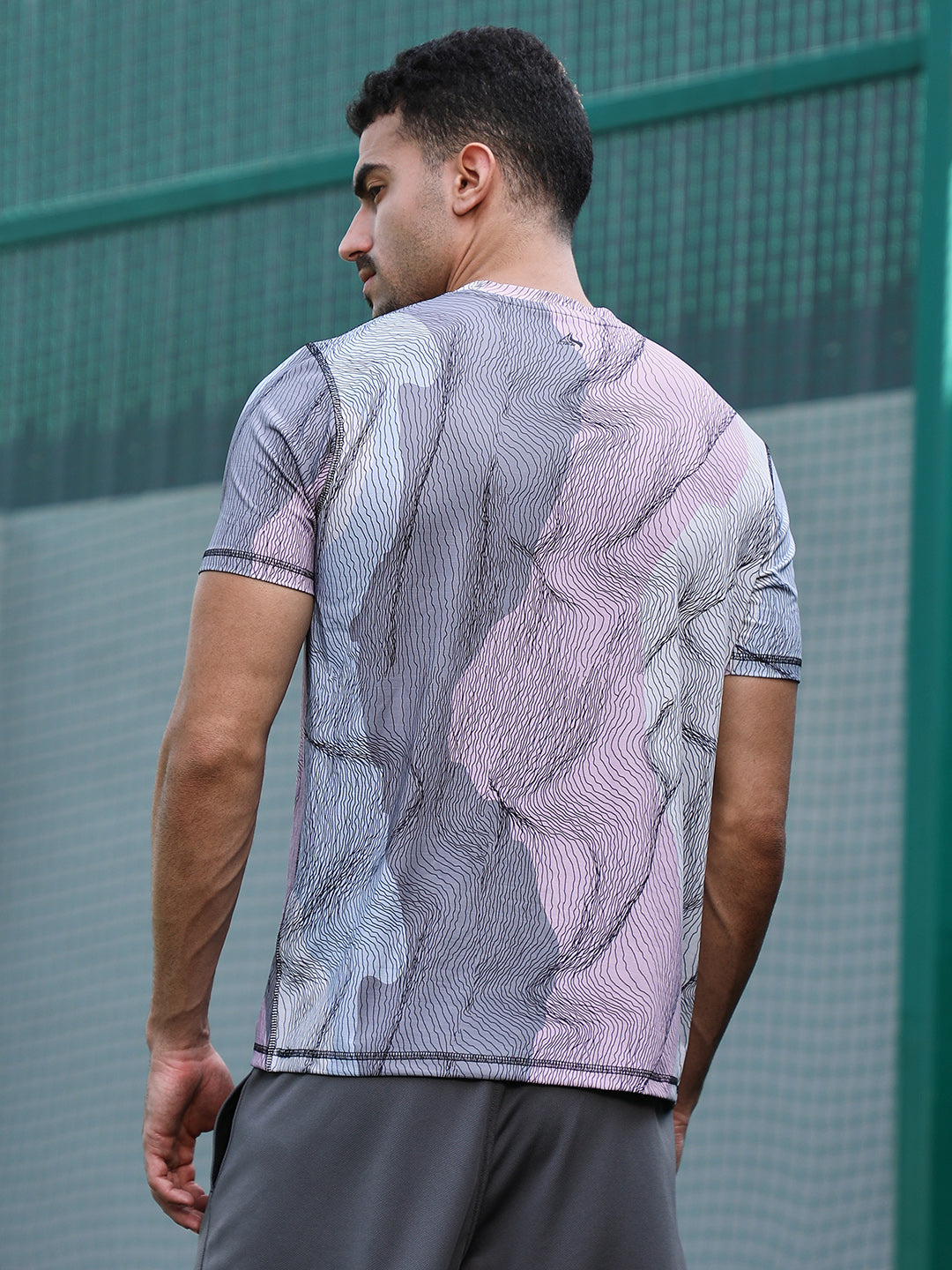 Lined-Dye Activewear T-Shirt