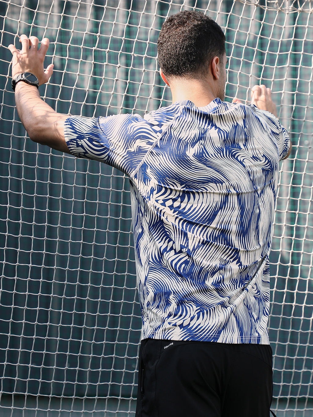 Abstract-Stroke Activewear T-Shirt