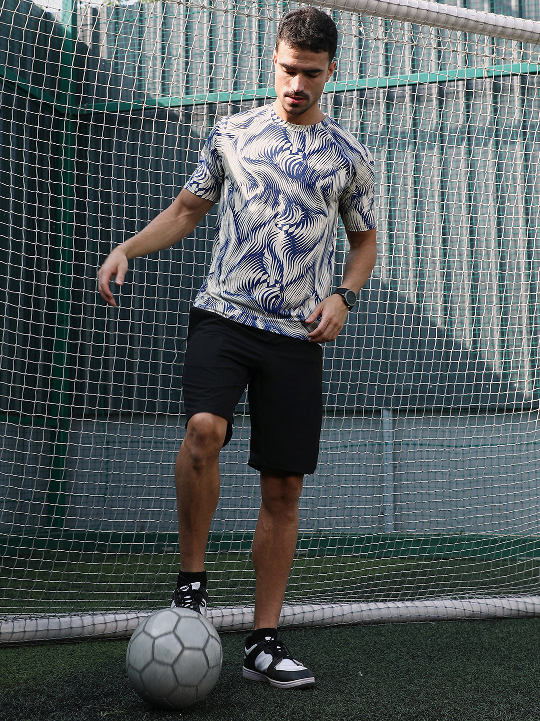 Abstract-Stroke Activewear T-Shirt