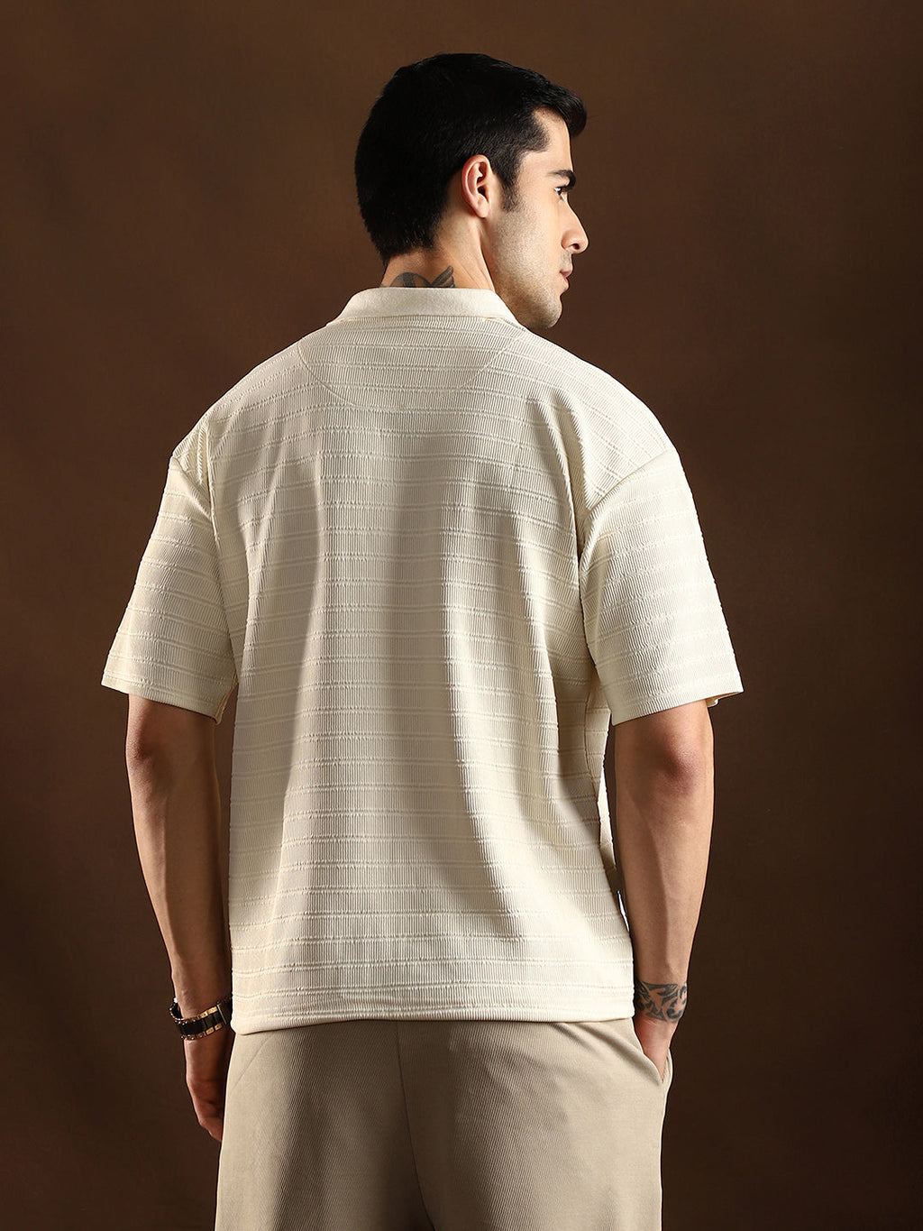 Coil-Tactile Cuban Polo T-Shirt
