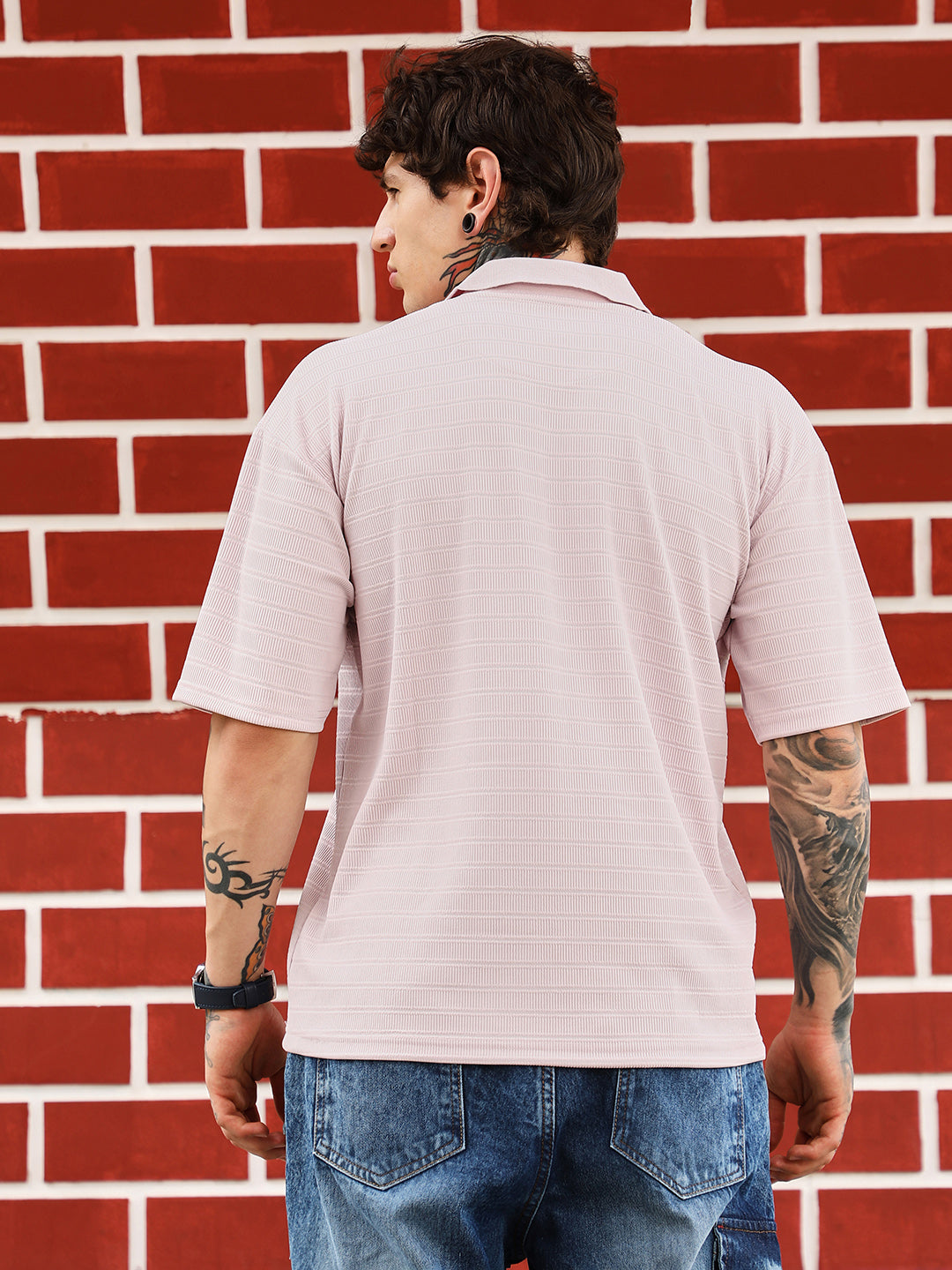 Coil-Tactile Cuban Polo T-Shirt