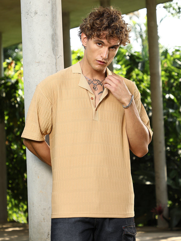 Bubble Cuban Polo T-Shirt